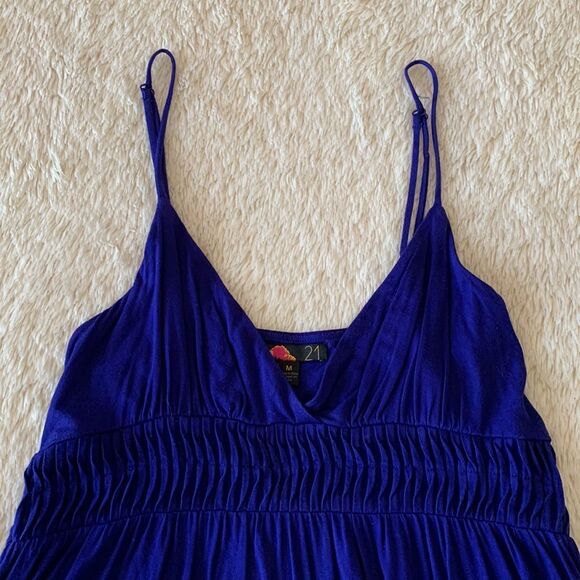 Blue spaghetti strap y2k tank top - Picture 8 of 16